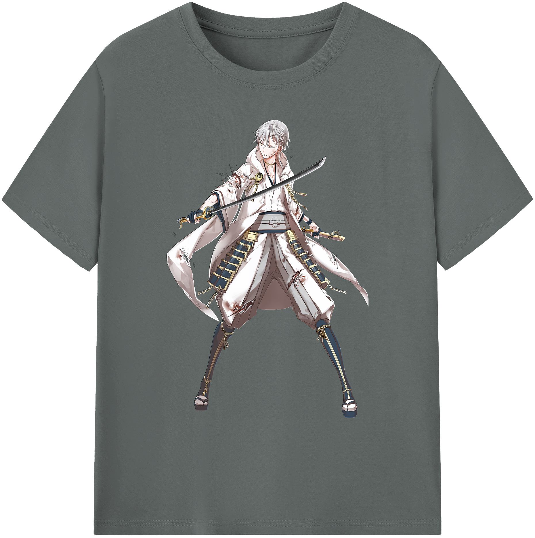 （画像用） 刀剣乱舞 Touken Ranbu 綿100％ メンズ半袖Tシャツ｜肌触りやわらか＆通気性